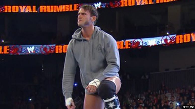 CM Punk's last match was the Royal Rumble 2014 match.